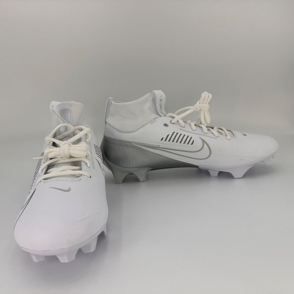 Nike Vapor Edge Pro 360 2 White Silver Mens Football Cleats DA5456-102 Sz 11,12 main image 6